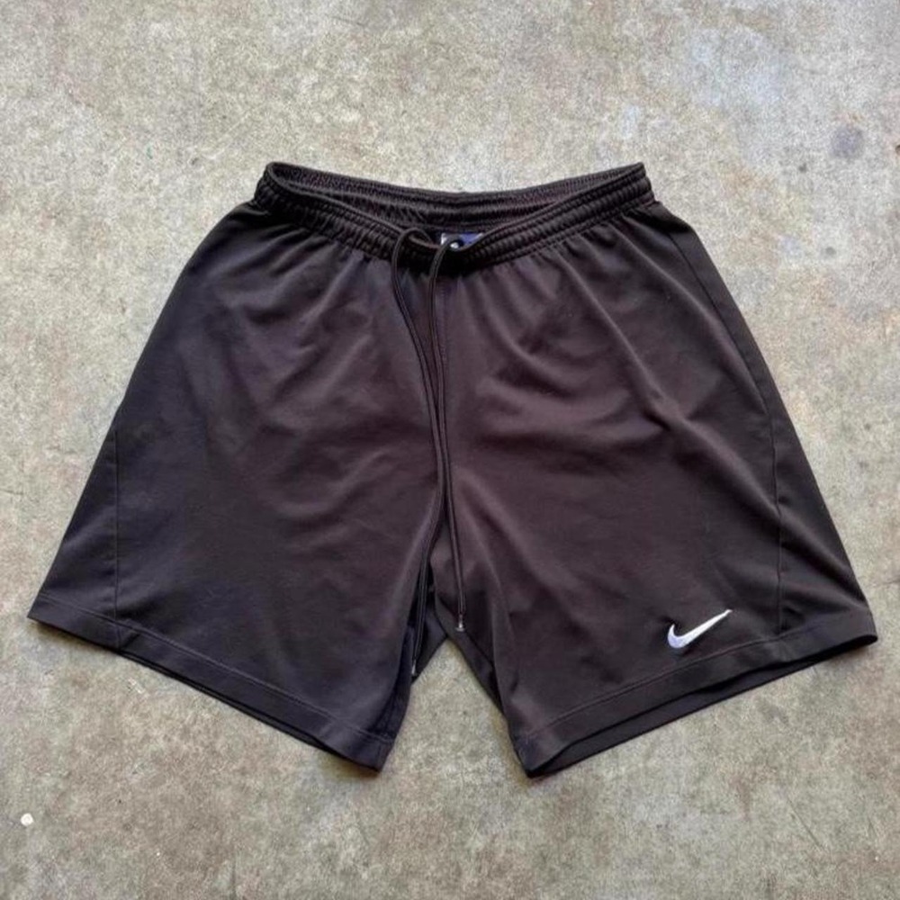 Vintage Y2K Nike black track shorts with drawstring waist Womens size small